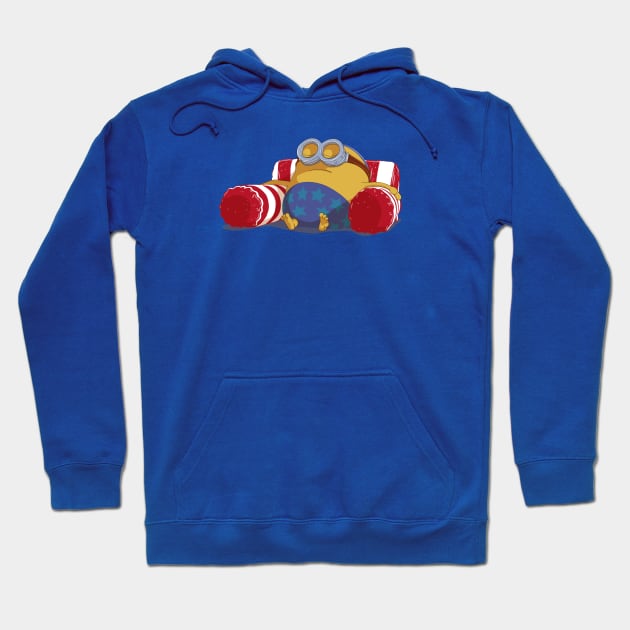 Minion in the pool Hoodie by deancoledesign